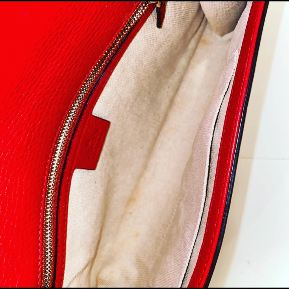 GUCCI GG Red Clutch - Picture 5 of 5